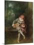 Mezzetin, c.1718-20-Jean Antoine Watteau-Mounted Giclee Print