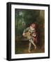 Mezzetin, c.1718-20-Jean Antoine Watteau-Framed Giclee Print