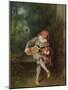 Mezzetin, c.1718-20-Jean Antoine Watteau-Mounted Giclee Print