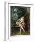 Mezzetin-Jean-Antoine Watteau-Framed Premium Photographic Print