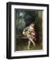 Mezzetin-Jean-Antoine Watteau-Framed Photographic Print