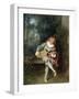 Mezzetin-Jean-Antoine Watteau-Framed Photographic Print