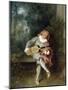 Mezzetin-Jean-Antoine Watteau-Mounted Photographic Print