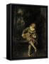 Mezzetin-Jean Antoine Watteau-Framed Stretched Canvas