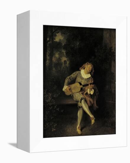 Mezzetin-Jean Antoine Watteau-Framed Giclee Print