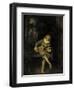 Mezzetin-Jean Antoine Watteau-Framed Giclee Print