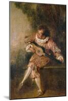 Mezzetino, Ca 1715-Jean Antoine Watteau-Mounted Giclee Print