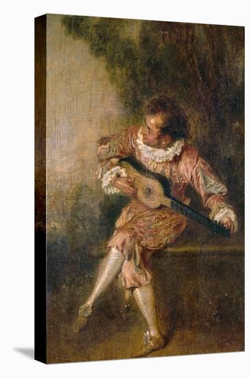 Mezzetino, Ca 1715-Jean Antoine Watteau-Stretched Canvas