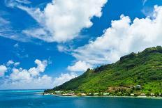 Paradise View of Moorea Islands, Cook's Bay, French Polynesia-mffoto-Photographic Print