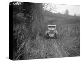 MG 18 - 80 saloon of R Gough competing in the MG Car Club Trial, Kimble Lane, Chilterns, 1931-Bill Brunell-Stretched Canvas