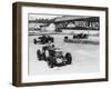 MG, Alfa Romeo, and Bugatti in British Empire Trophy Race at Brooklands, 1935-null-Framed Photographic Print