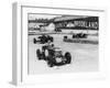 MG, Alfa Romeo, and Bugatti in British Empire Trophy Race at Brooklands, 1935-null-Framed Photographic Print