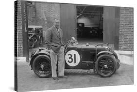 MG C type Midget of Cyril Paul at the RAC TT Race, Ards Circuit, Belfast, 1932-Bill Brunell-Stretched Canvas