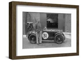 MG C type Midget of Cyril Paul at the RAC TT Race, Ards Circuit, Belfast, 1932-Bill Brunell-Framed Photographic Print