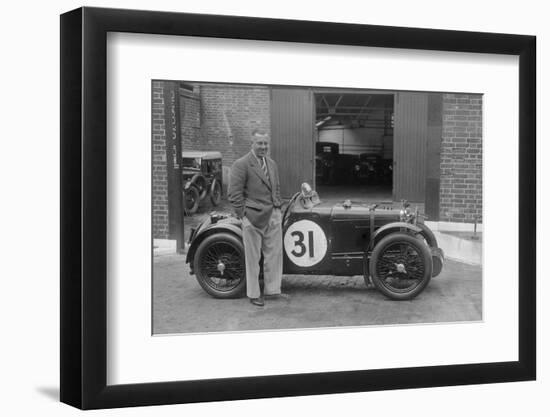 MG C type Midget of Cyril Paul at the RAC TT Race, Ards Circuit, Belfast, 1932-Bill Brunell-Framed Photographic Print