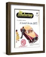 MG Cars, UK, 1950-null-Framed Giclee Print