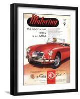 MG Convertibles, UK, 1950-null-Framed Giclee Print