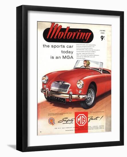 MG Convertibles, UK, 1950-null-Framed Giclee Print