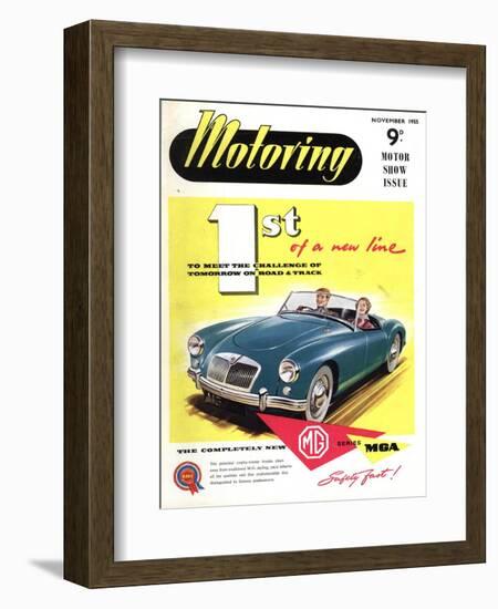 MG Convertibles, UK, 1950-null-Framed Giclee Print