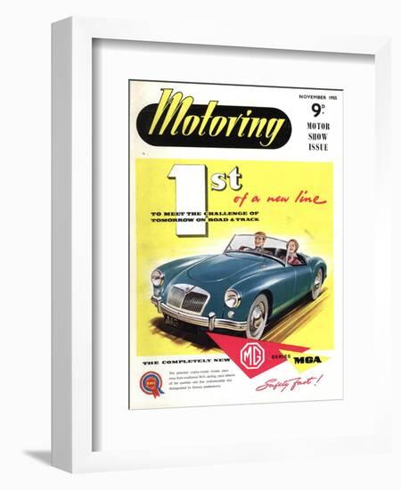 MG Convertibles, UK, 1950-null-Framed Giclee Print