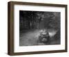 MG J2 competing in the B&HMC Brighton-Beer Trial, Fingle Bridge Hill, Devon, 1934-Bill Brunell-Framed Photographic Print