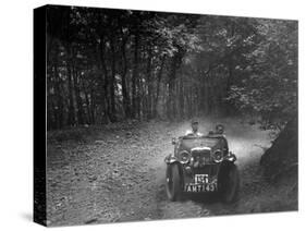 MG J2 competing in the B&HMC Brighton-Beer Trial, Fingle Bridge Hill, Devon, 1934-Bill Brunell-Stretched Canvas