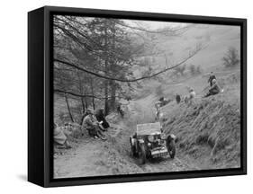 MG J2 competing in the MG Car Club Abingdon Trial/Rally, 1939-Bill Brunell-Framed Stretched Canvas