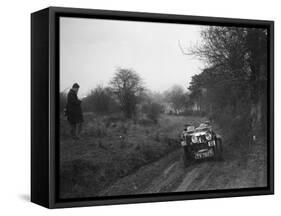 MG J2 of SV Arthur at the Sunbac Colmore Trial, near Winchcombe, Gloucestershire, 1934-Bill Brunell-Framed Stretched Canvas