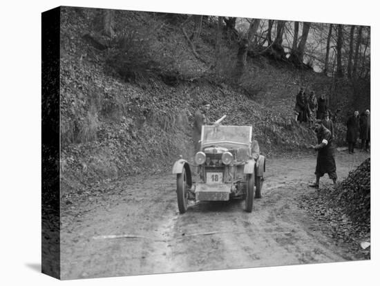 MG M Type 12 - 12 replica of Viscount Curzon, MG Car Club Trial, Waterworks Hill, Tring, 1931-Bill Brunell-Stretched Canvas