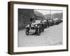 MG M type of EG Farrow at the head of a line of cars competing in the MCC Sporting Trial, 1930-Bill Brunell-Framed Photographic Print