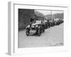 MG M type of EG Farrow at the head of a line of cars competing in the MCC Sporting Trial, 1930-Bill Brunell-Framed Photographic Print