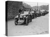 MG M type of EG Farrow at the head of a line of cars competing in the MCC Sporting Trial, 1930-Bill Brunell-Stretched Canvas