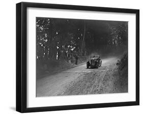 MG M type of GE Taylor taking part in a motoring trial, c1930s-Bill Brunell-Framed Photographic Print