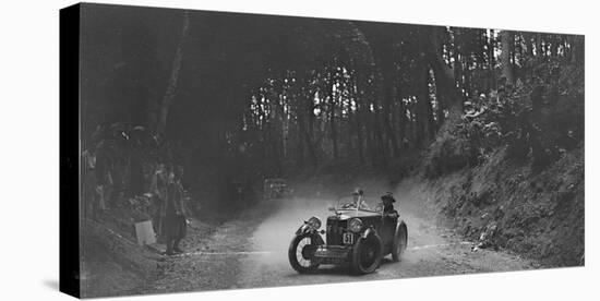 MG M type taking part in a motoring trial, c1930s-Bill Brunell-Stretched Canvas