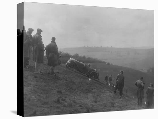 MG Magna competing in the MG Car Club Rushmere Hillclimb, Shropshire, 1935-Bill Brunell-Stretched Canvas