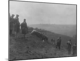 MG Magna competing in the MG Car Club Rushmere Hillclimb, Shropshire, 1935-Bill Brunell-Mounted Photographic Print