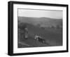 MG Magnette competing in the MG Car Club Rushmere Hillclimb, Shropshire, 1935-Bill Brunell-Framed Photographic Print