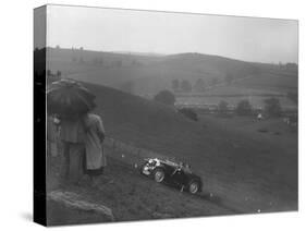 MG Magnette competing in the MG Car Club Rushmere Hillclimb, Shropshire, 1935-Bill Brunell-Stretched Canvas