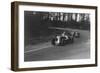 MG Magnette of AA Rigby leading JR Grices Riley Brooklands at Donington Park, Leicestershire, 1935-Bill Brunell-Framed Photographic Print