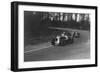 MG Magnette of AA Rigby leading JR Grices Riley Brooklands at Donington Park, Leicestershire, 1935-Bill Brunell-Framed Photographic Print