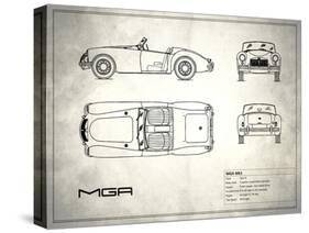 MG MGA White-Mark Rogan-Stretched Canvas