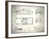 MG MGB White-Mark Rogan-Framed Art Print