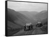 MG PA and Morris 8 tourer competing in the MG Car Club Abingdon Trial/Rally, 1939-Bill Brunell-Framed Stretched Canvas