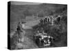 MG PA of G Tyrer competing in the MG Car Club Midland Centre Trial, 1938-Bill Brunell-Stretched Canvas