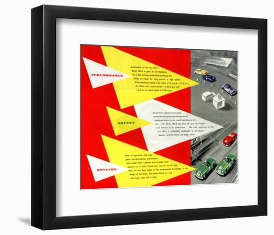 MG -Performance Safety Styling-null-Framed Art Print