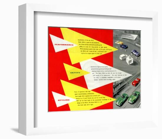 MG -Performance Safety Styling-null-Framed Art Print