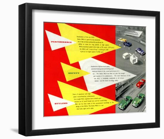 MG -Performance Safety Styling-null-Framed Art Print