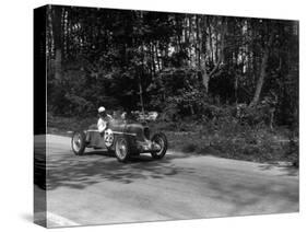 MG Q type of Kenneth Evans racing at Donington Park, Leicestershire, 1935-Bill Brunell-Stretched Canvas