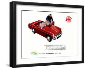 MG Safety Fast-null-Framed Art Print