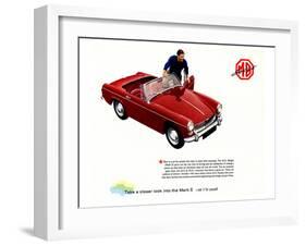 MG Safety Fast-null-Framed Art Print